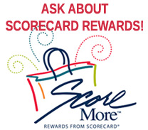 Ask about scorecard rewards! Score More Rewards from Scorecard.